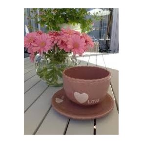 Love rosa sk�l - Tinashjem